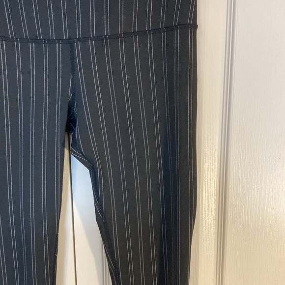 EUC. MPG black with white stripes leggings. Size small. - Picture 2 of 5